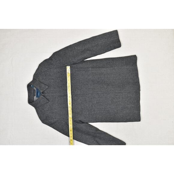 Perry Ellis Mens Herringbone Sport Coat Jacket Regular Size S Full Zip - Picture 3 of 8